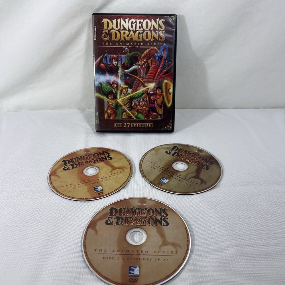 Dungeons & Dragons - The Complete Animated Series - 3 DVD Disc Set - 27 Episodes